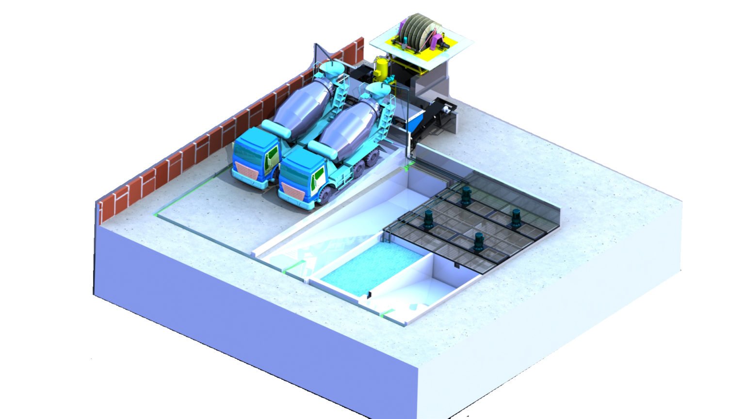 Concrete wastewater recycling Automatic Filter Press Machine Filter