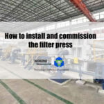 How to install and commission the filter press
