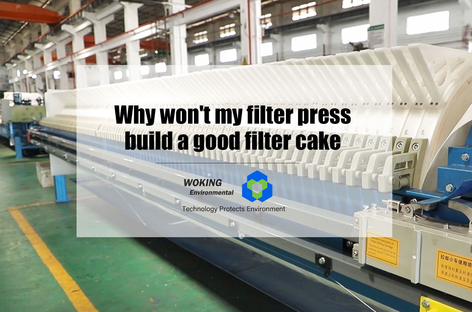 Why won't my filter press build a good filter cake? Automatic Filter